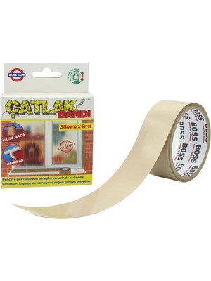 Geseus Boss Tape Pencere Pervaz Çatlak Kapama Bandı Çatı,baca,oluklar 38MMX2MT
