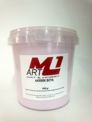 M1 Art Akrilik Boya 1 kg 10 Renk Seçeneği Ahşap Tuval Seramik  Duvar Taş
