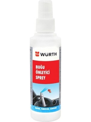 Würth Buğu Önleyici Beyaz Renkli Sprey 150 ml Oto Cam ve Gözlük Camı İçin Etkili Görüş Sağlama