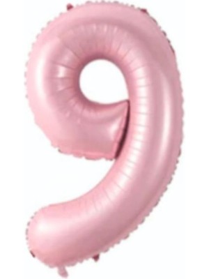 Eğlence Marketi 34 Inç 76 cm Folyo Pembe Rakam Balon 9