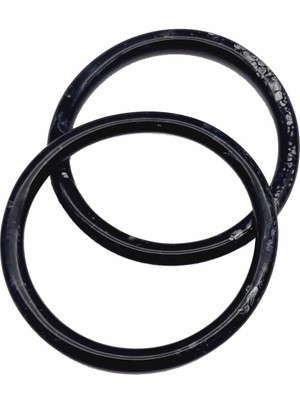 Angel Çanta Aksesuar Siyah Akrilik Çanta Sapı 12.5 cm (Mermer Görünümlü)