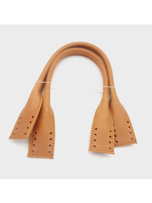 Angel Çanta Aksesuar Gerçek Deri Kısa Pelikan Model Çanta Sapı Açık Taba Renk