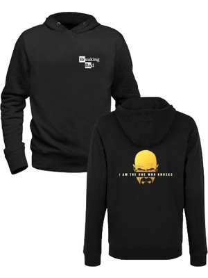 Alfa Tshirt Heinsenberg-Breaking Bad Siyah Ön Arka Baskılı Çocuk Sweatshirt