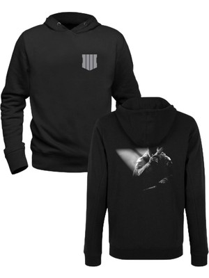 Alfa Tshirt Call Of Duty Dijital Baskılı Siyah Ön Arka Baskılı Çocuk Sweatshirt