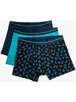 Koton Erkek Pamuklu Basic 3'lü Boxer Seti