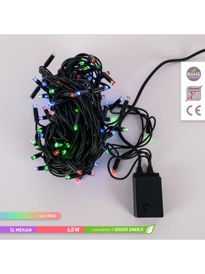 Ack 100 Ledli Lüks Seri Eklenebilir LED Rgb 220V 10 Metre