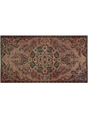 Sempati Halı Özel Vintage Eskitme El Dokuma Halı 139 x 258 cm 8356