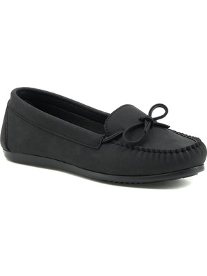 Miss F DS20054 2fx Siyah Kadın Loafer Ayakkabı