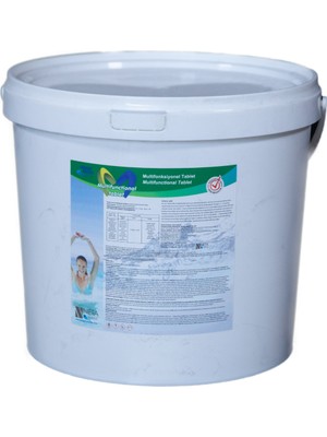 Deep Blue 5 kg Multıfunctıonal Stabilize Triklor  Multı Tablet 200 gr %90 Klor - Chlorine Tablets