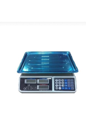 Mcm Metal Ölçüm Tartısı Elektronik Terazi Bakkal Manav Market ve Pazarcı Tartısı 40KG