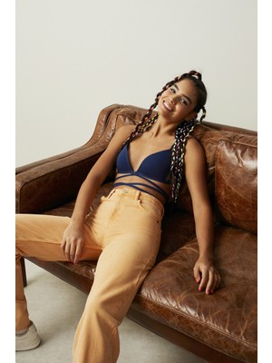 Penti Lacivert BU4U Flex Strappy Sütyen