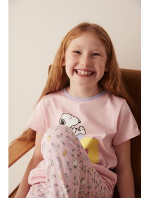 Penti A.pembe Snoopy Daisy 2li Pijama Takımı