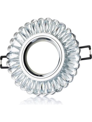 Cata CT-6638 Kristal LED Çerçeveli Günışığı 4000K Cam Spot Armatür Ateş