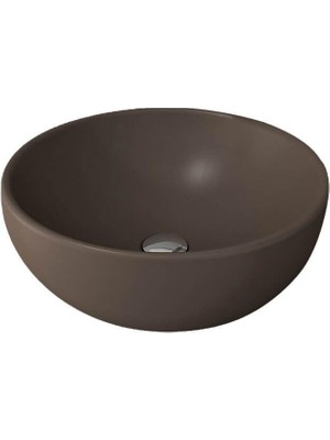 Bocchi Venezia Çanak Lavabo 45 cm Mat Kahverengi 1119-025-0125