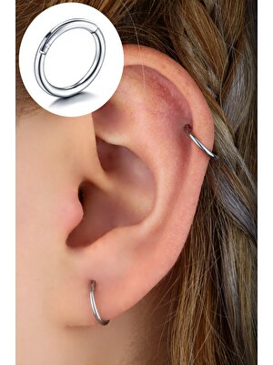 Takıconcept Titanyum Kıkırdak Tragus Helix Kulak Piercing 8mm