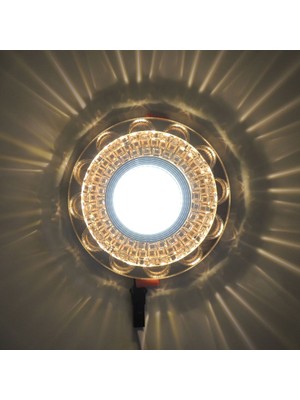 Sunlight Gold Kristal Cam Altı Üstü Spot Cob LED Armatür Beyaz Gün Işığı