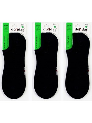 Dündar Çoprap 3'lü Paket Bambo Sneaker Çorap Siyah