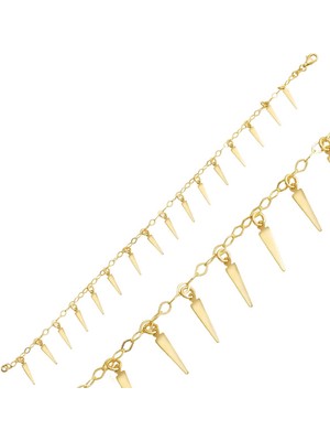 Bilezikci Evren Üçgeni Shakira Altın Bileklik