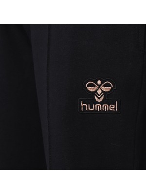 Hummel 931404-2001 Standart Kalıp DüzSiyah Kız Çocuk Eşofman Altı