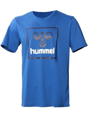 Hummel Hmlt-Isam T-Shırt Mavi Erkek T-Shirt 911558-7045