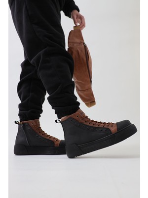 12chekich Chekich CH167 St Erkek Bot Siyah/taba