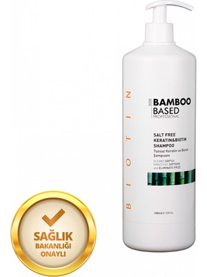 Nisan Bamboo Based Professional Keratin Biotin Tuzsuz Sülfatsız Şampuan 1000 ml