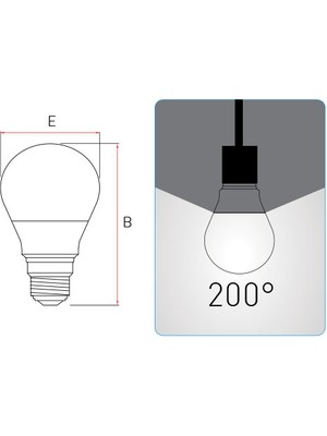 Panasonic E27 LED Lamba 14W 1500LM 6500K Beyaz LDACH14DG1R7