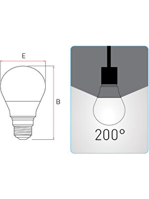 Panasonic E27 LED Lamba 10,5W 1050LM 6500K Beyaz 10 lu Paket