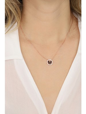 Lia Berto Mini Kelebek 925 Ayar Gümüş Kolye