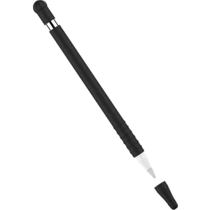 Apple Pencil 1. Nesil Uyumlu Silikon Koruma Kılıfı Siyah