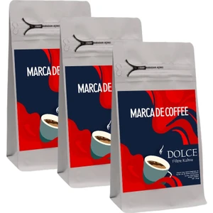 Marca De Coffee Marca De Coffe Dolce Filtre Kahve 250 gr x 3 Adet (750 gr)