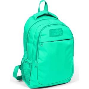 Coral High Kids Su Yeşili Üç Bölmeli Sırt Çantası 14395