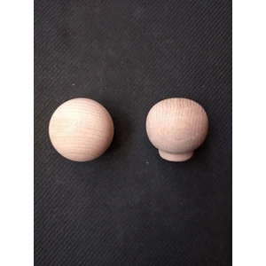 Konur Store Doğal Ahşap Gürgen (Kayın Ağacı) Ham Top Kulp -30 mm.2 Adet