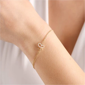 Sembol Gold Altın Kelebek Bileklik Butterfly