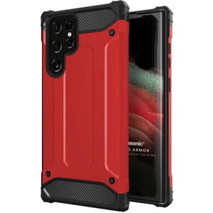 Samsung Galaxy S22 Ultra Kılıf Rugged Armor Kırmızı