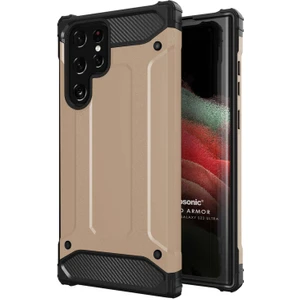 Samsung Galaxy S22 Ultra Kılıf Rugged Armor Gold