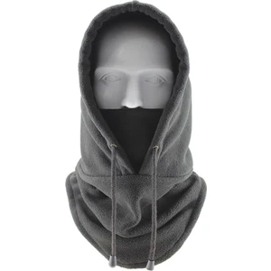 Termal Polar Balaclava Eşarp Kayak Yüz Maskesi Boyun Isıtıcı Snood Hood Hat Gri (Yurt Dışından)