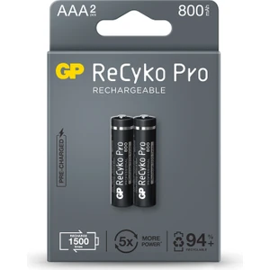 2'li ReCyko Pro 850 Serisi NiMH AAA İnce Kalem Boy Şarjlı Pil(GP85AAAHCBEMTR-2GBE2)