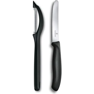 Yan Soyacak-11 cm Bıçak 2 Li Set Siyah