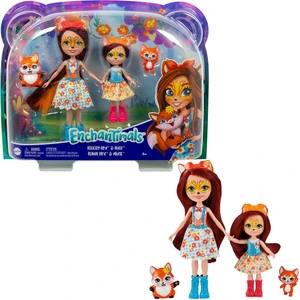 Enchantimals Kız Kardeş Bebekler Serisi HCF79-HCF81 Lisanslı Ürün