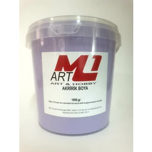 M1 Art Akrilik Boya 1 kg 10 Renk Seçeneği Ahşap Tuval Seramik  Duvar Taş