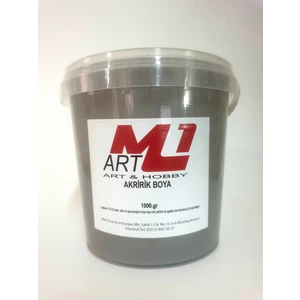 M1 Art Akrilik Boya 1 kg 10 Renk Seçeneği Ahşap Tuval Seramik  Duvar Taş