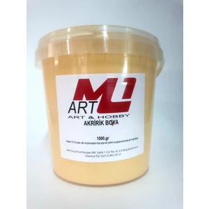 M1 Art Akrilik Boya 1 kg 10 Renk Seçeneği Ahşap Tuval Seramik  Duvar Taş