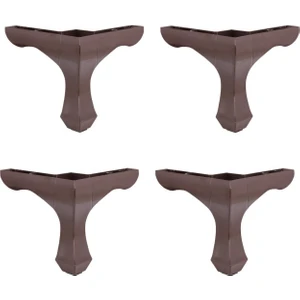 Lukens 14 cm Kahverengi Ayak 4 Adet  EA377