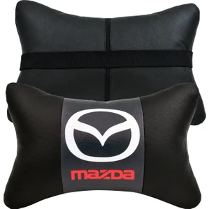 Ayaz Grup Mazda 2'li Lüx Ortopedik Oto Boyun Yastığı (Dijital Deri Baskı)