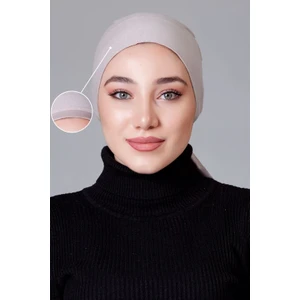 Açık Vizon Penye Kaymayan Bone