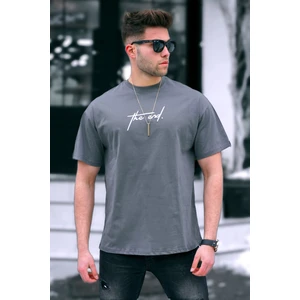 Nakışlı Füme T-Shirt 5380