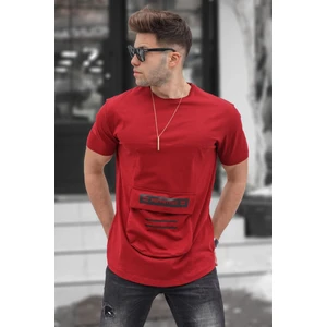 Baskılı Bordo T-Shirt 5359