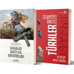 Sakalar Iskitler Amazonlar - Islamiyet Öncesi Türkler 2 Kitap Set - Ahmet Eğilmez Rıdvanoğlu