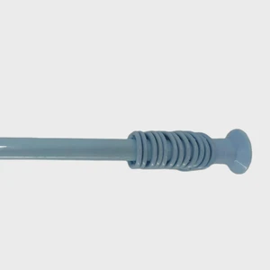 Banyo Perde Borusu 160cm-260cm Mavi Duş Perde Borusu Duşakabin Perde Askısı Yaylı Duş Borusu Metal